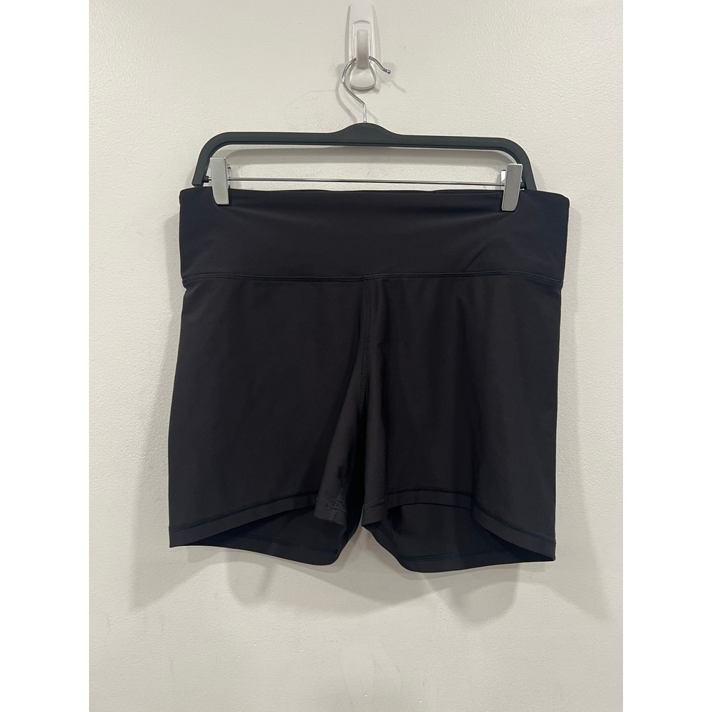 Old Navy Active Biker Shorts Active XL Women Black Powersoft High-Rise Go-Dry